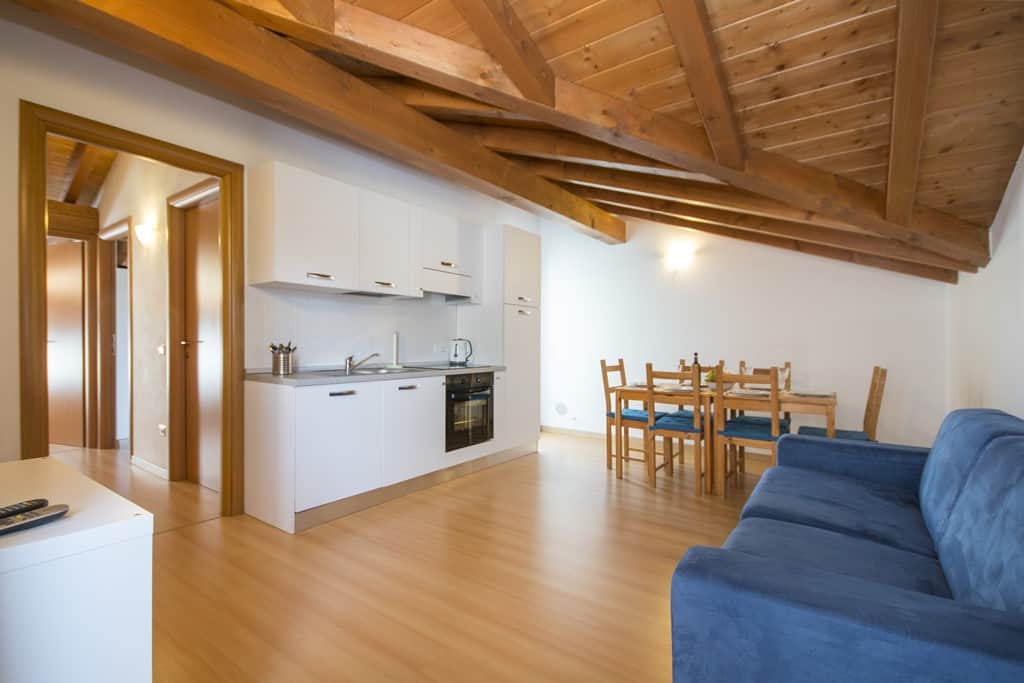 Woonkamer appartement Lakeside Holiday Resort