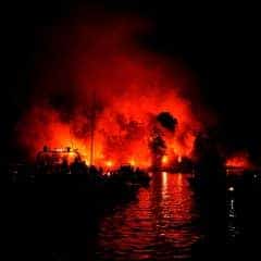 Vuurwerk Isola Comacina