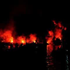 Vuurwerk Isola Comacina