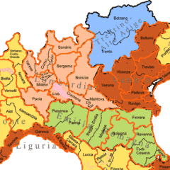 Nieuwe provincie indeling Lombardije