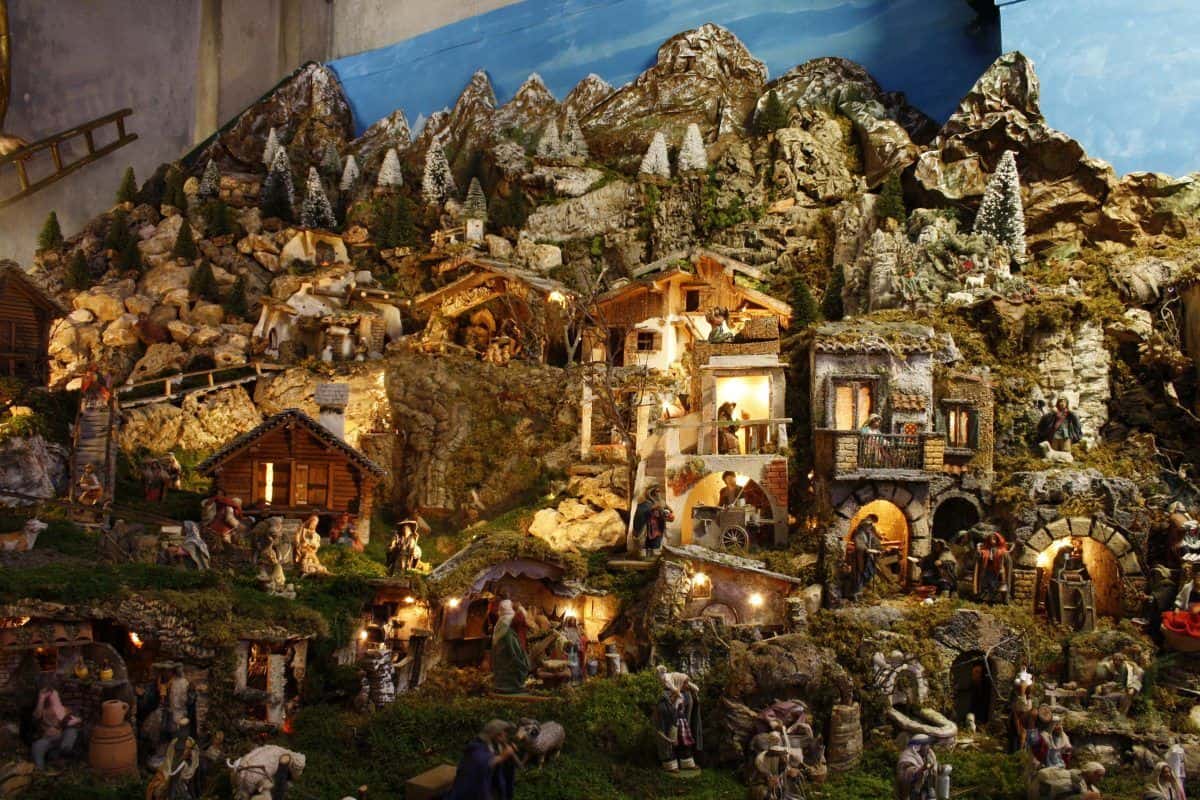 Kerstkribbe Gravedona