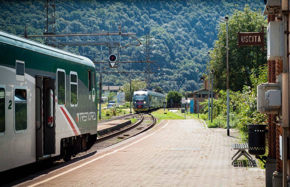 Trein Comomeer Van Tirano naar Milaan Comomeeritalie.nl