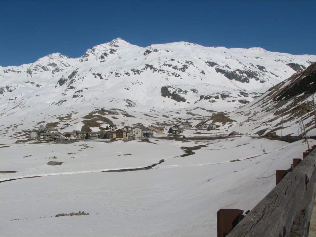Splugenpas winter