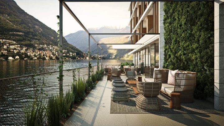 Buiten terras Il Sereno - Torno