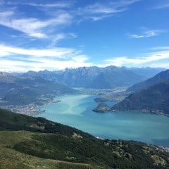 Comomeer vanaf de Monte Bregagno