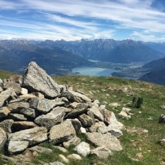 Rotsen op de Monte Bregagno
