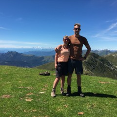 Tanné Vogel op de Monte Bregagno