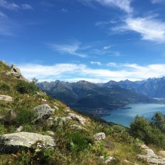 Uitzicht vanaf de Monte Bregagno